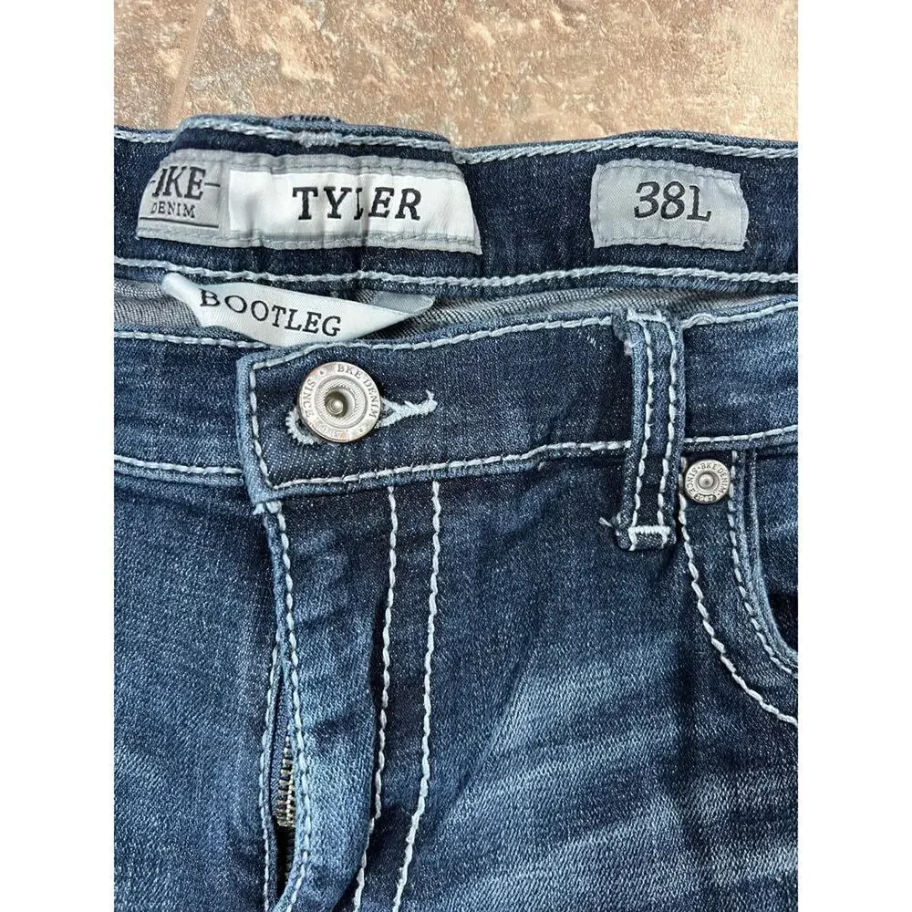 BKE Tyler Bootleg Denim Jeans, Men's size 38L